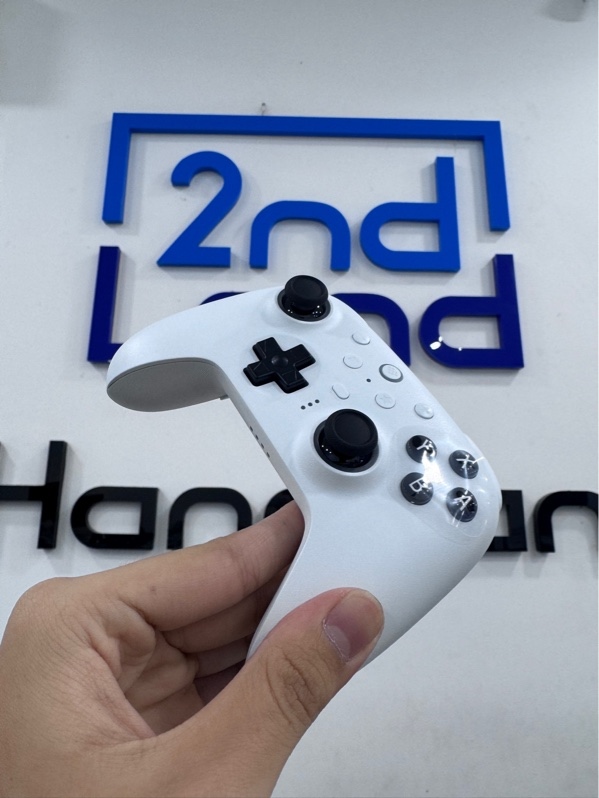Tay cầm 8bitdo ultimate 2 - 3 mode - Màu trắng - Ngoại hình 99% - Fullbox kèm receiver