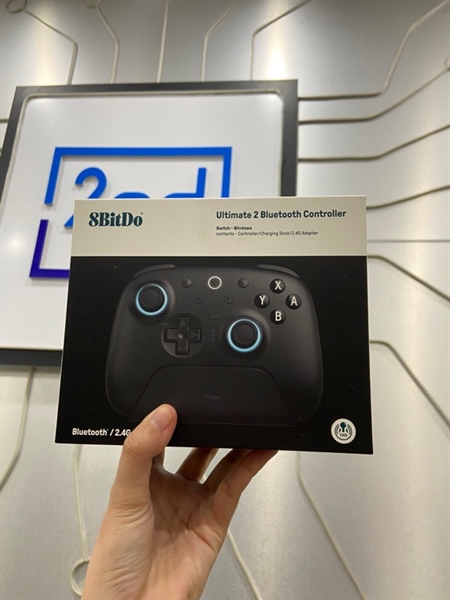 Tay cầm 8Bitdo Ultimate 2 Bluetooh Controller - 2 Mode: Switch + Windows - Màu đen - Ngoại hình: 98% - FullBox 3