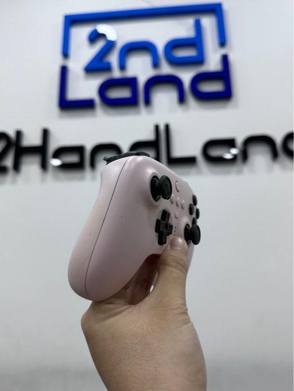 Tay cầm chơi game 8BitDo Ultimate 2.4G Wireless Controller - 2 mode: dây + Receiver - Màu hồng - Ngoại hình 96% - Ố tróc cao su cần trái - Kèm dock sạc + Receiver