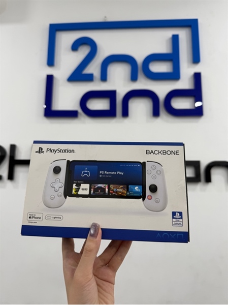 Tay cầm chơi game Backbone bản lightning - Màu trắng - Ngoại hình 98% - FullBox