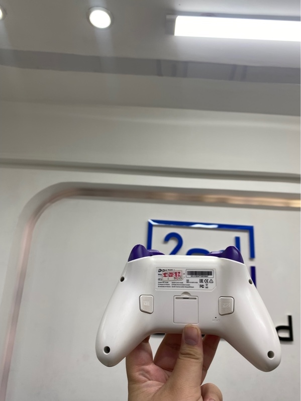 Tay cầm chơi game Dareu H105 - 3 mode 2.4/bluetooth/dây - Màu trắng tím - Ngoại hình 98% - Kèm box, receiver