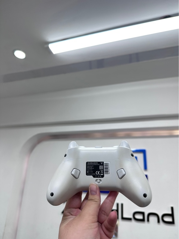 Tay cầm chơi game Flydigi Direwolf 3 - 3 mode bluetooth/ dây/ 2.4 - Màu trắng - Ngoại hình 97.5% - Kèm receiver, box.