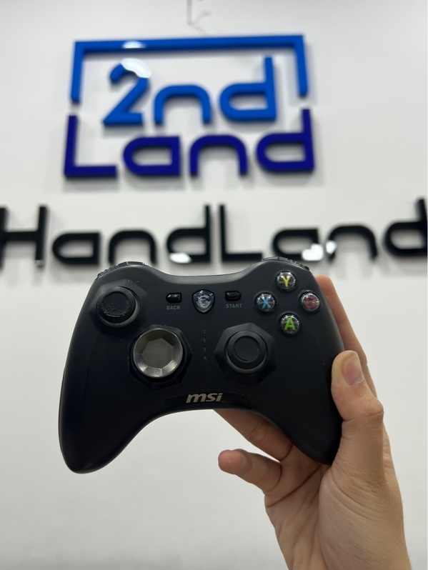Tay cầm chơi game không dây MSI Force GC30 V2 - 1 mode dây - Màu đen - Ngoại hình 96.5% - Mất receiver - Body