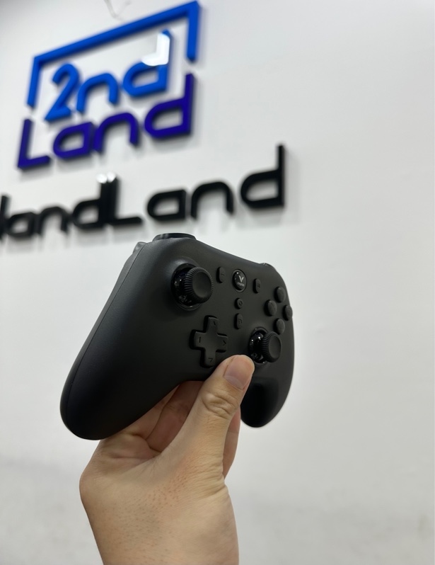 Tay cầm chơi game không dây Rappo V600SE - 2 mode: dongle + dây - Màu đen - Ngoại hình 98.5% - Fullbox