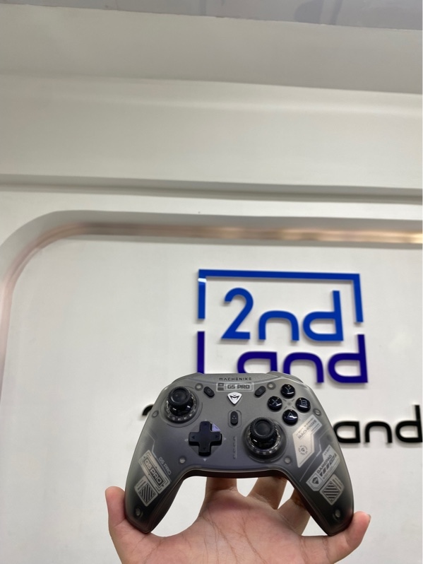 Tay cầm chơi game Machenike G5 Pro - 3 mode bluetooth/ 2.4G/ dây - Màu xám - Ngoại hình 98% - Kèm receiver