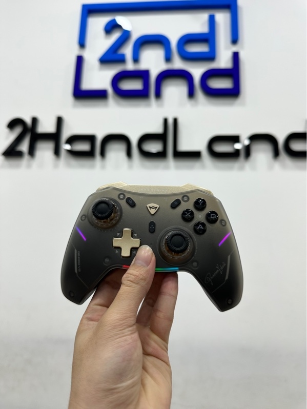 Tay cầm chơi game Machenike G5 Pro V2 - 3 mode - Màu đen vàng - Ngoại hình 98% - Fullbox