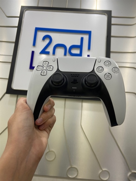 Tay cầm chơi game PS5 - Màu trắng - Ngoại hình: 97% - Body