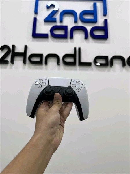 Tay cầm chơi game PS5 - Màu trắng - Ngoại hình 98% - Body