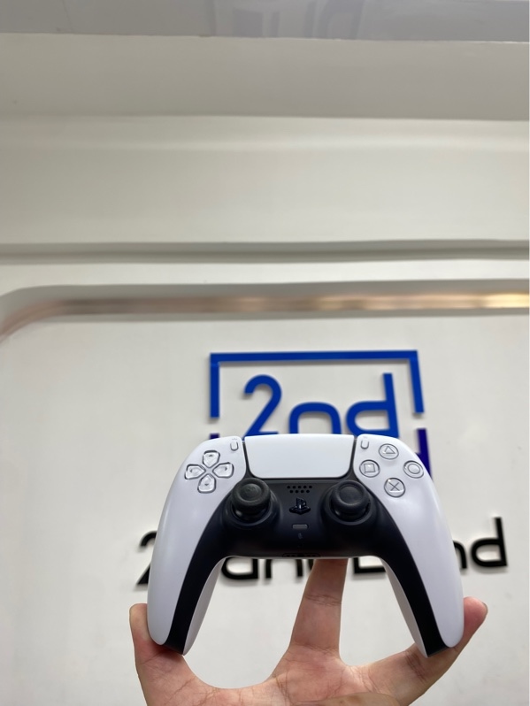 Tay cầm chơi game PS5 - Màu trắng - Ngoại hình 98% - Body