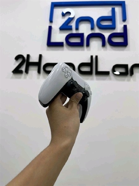 Tay cầm chơi game PS5 - Màu trắng - Ngoại hình 98% - Body