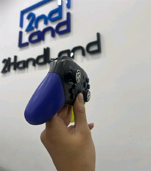 Tay cầm chơi game Switch Pro Splatoon - Màu xanh tím - Ngoại hình 98% - Fullbox 1