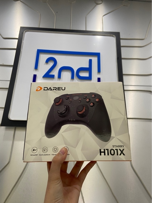 Tay Cầm Dareu H101X - Màu đen - Ngoại hình: 98% - FullBox