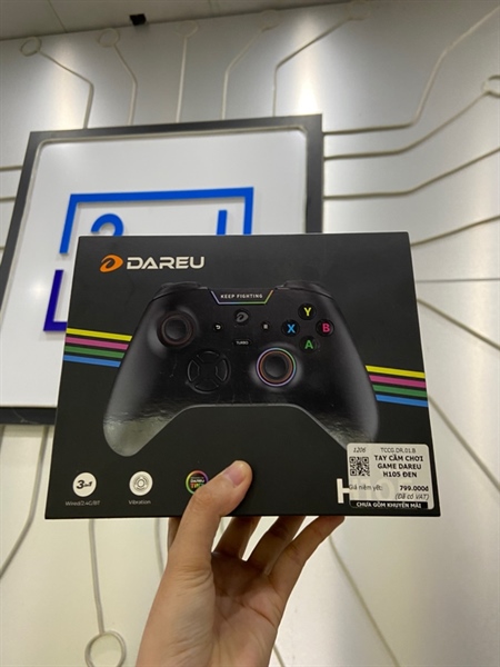 Tay cầm Dareu H105 - 3 Mode - Màu đen - Ngoại hình: 98% - FullBox