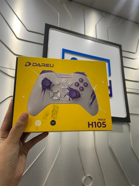 Tay cầm Dareu H105 - Màu trắng - Ngoại hình: 97% - FullBox