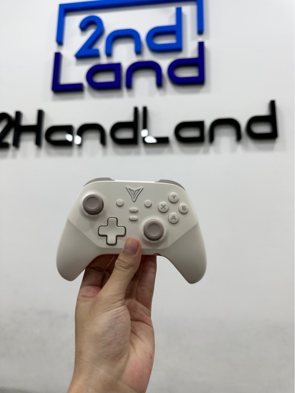 Tay Cầm Flydigi Dune Fox - 3 mode kết nối - Màu trắng - Ngoại hình 98% - Kèm box + Reciver + Dây kết nối