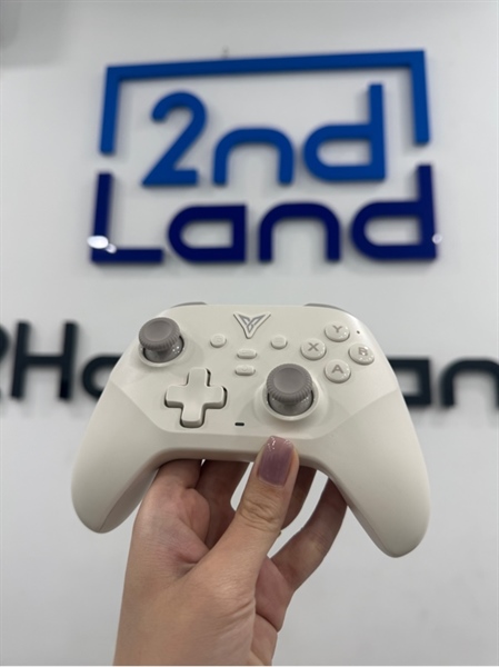 Tay cầm Flydigi Dune Fox - Màu trắng - Ngoại hình 97% - Kèm 1 receiver , 1 dây usb-c