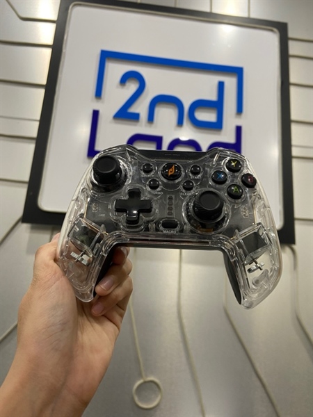 Tay cầm Gamepad Edra EGP7603 - Màu đen trong suốt - Ngoại hình: 98% - Kèm Box