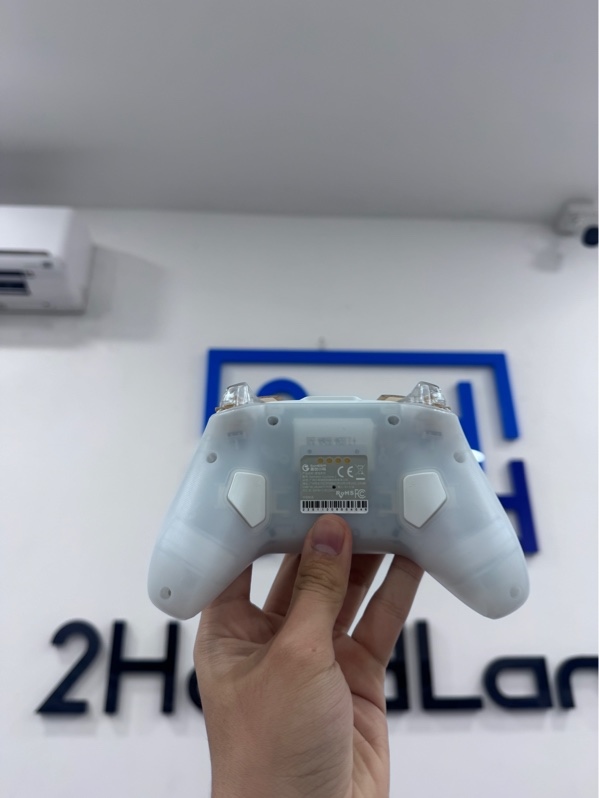 Tay cầm GameSir Cyclone 2 - 3 mode - Hàng xách tay Trung - Màu trắng - Ngoại hình 98% - Kèm 1 receiver, 1 dây