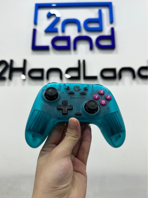 Tay cầm Gamesir T4n - 2 mode :dây , bluetooth - Màu xanh - Ngoại hình 98% - Kèm dây usb-c