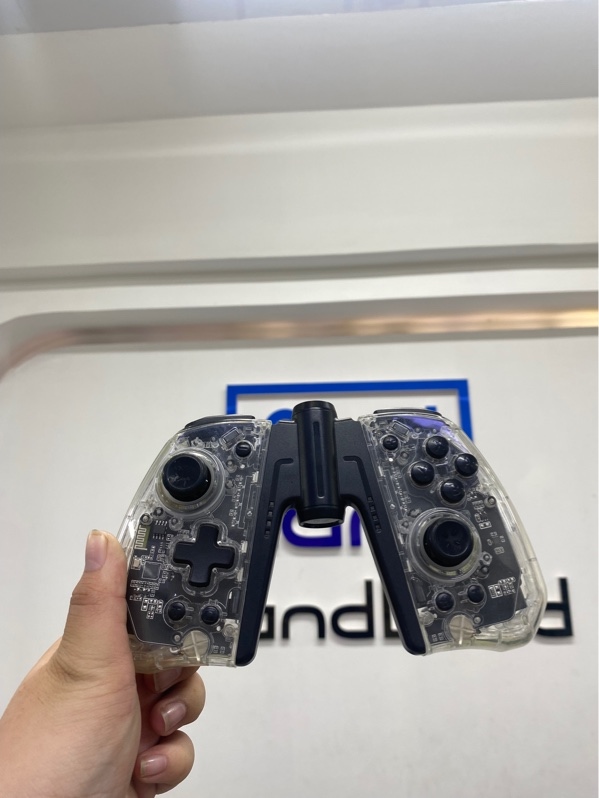 Tay cầm IINE Elite Plus Joypad Trong Suốt (Model L736) - For Nintendo Switch - Màu đen - Ngoại hình 97% - Bụi trong - Kèm grip