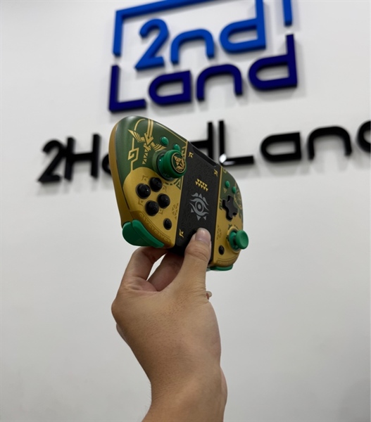 Tay cầm IINE Nintendo Switch Neptune Mechanical Joypad Zelda Tears of the Kingdom - Màu xanh - Ngoại hình 97% - lờn nhiều nút - Kèm Grip ( SẢN PHẨM KHÔNG BẢO HÀNH ) 1