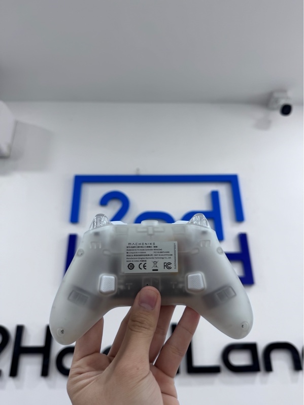Tay cầm Machenike G3V2 - Màu trắng - Ngoại hình 98% - Fullbox