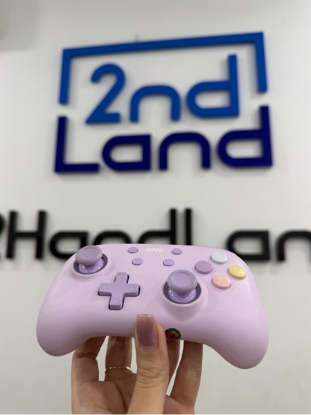 Tay cầm Mini for Switch Candy Pop - Màu tím - Ngoại hình 98% - Kèm Box 1