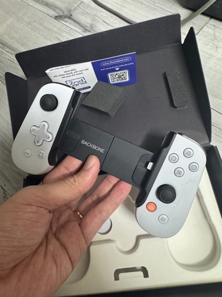 Tay cầm Play Station BackBone One - Màu Trắng - Lightning For iPhone - Ngoại hình 99% - Fullbox 6
