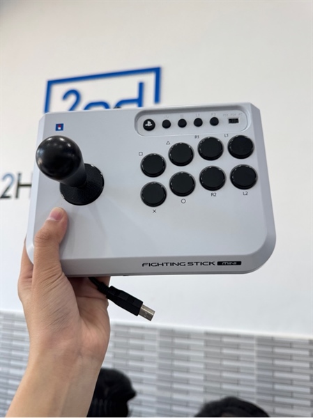 Tay cầm Play Station Fighting Stick Mini - Màu trắng - Ngoại hình 98% - Body