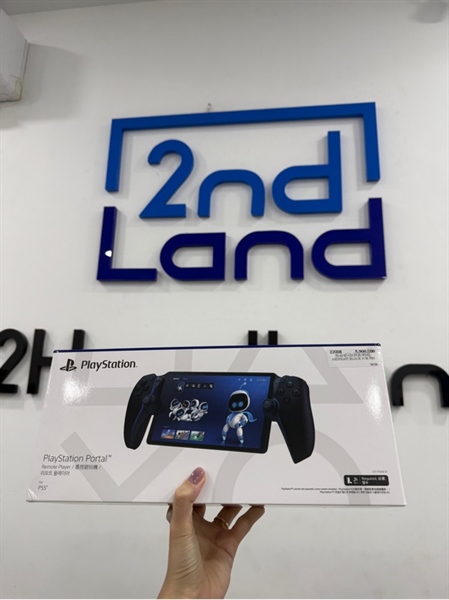 Tay cầm Playstation Portal Remote Player for PS5 - Model CFI-Y1018 - Màu đen - Ngoại hình 98% - Kèm Box , túi , dây c-c
