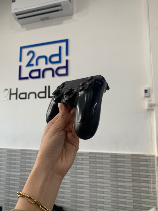 Tay cầm PS4 - Màu đen - Ngoại hình: 96% - Trôi cần trái, tróc đệm cao su - Body