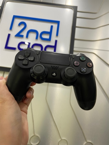Tay cầm PS4 - Màu đen - Ngoại hình: 97% - Mất đệm cao su - Body