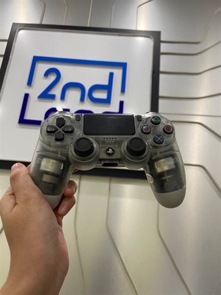 Tay cầm PS4 - Màu trắng - Ngoại hình: 97% - Body
