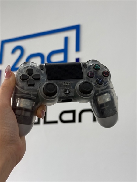 Tay cầm PS4 - Màu trắng trong suốt - Ngoại hình: 98% - Body