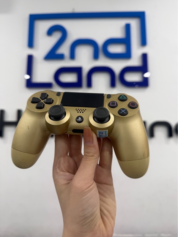 Tay cầm PS4 - Màu vàng - Ngoại hình 97% - Trầy xước - Body