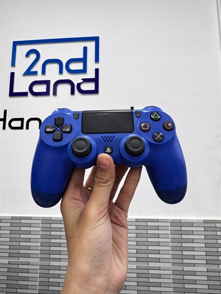 Tay cầm PS4 - Màu xanh - Ngoại hình: 97% - Body