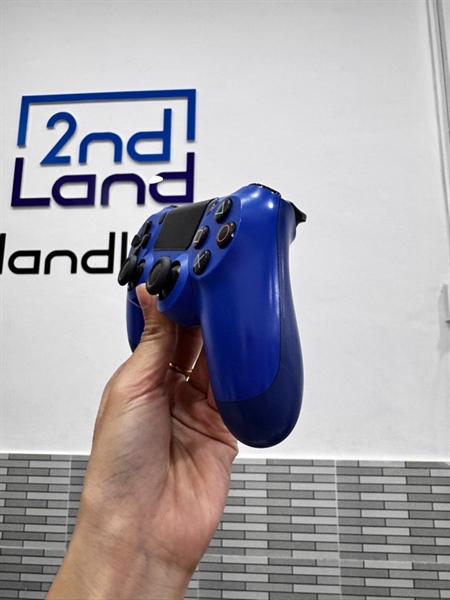 Tay cầm PS4 - Màu xanh - Ngoại hình: 97% - Body 1