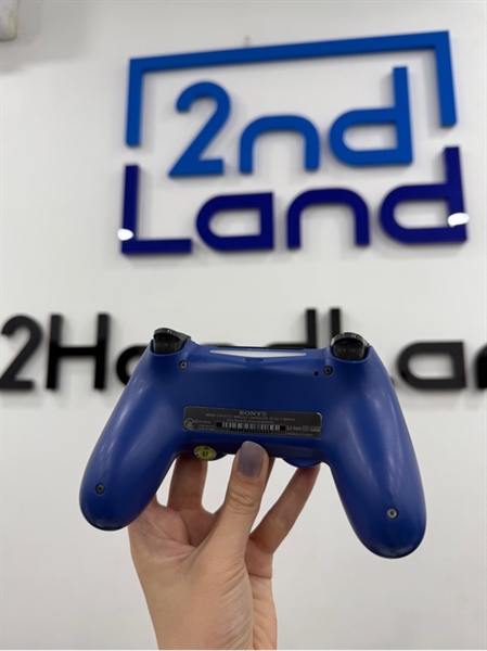 Tay cầm PS4 - Màu xanh - Ngoại hình 98% - Kèm dây kết nối 2
