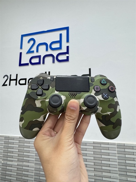 Tay cầm PS4 Slim - Màu Camo - Ngoại hình 98% - Trôi cần nhẹ - Body