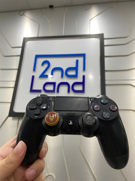 Tay cầm PS4 Slim - Màu đen - Ngoại hình 97% - Tróc joy-con - Body