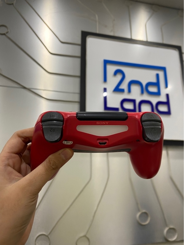 Tay cầm PS4 Slim - Màu đỏ - Ngoại hình: 97% - Body