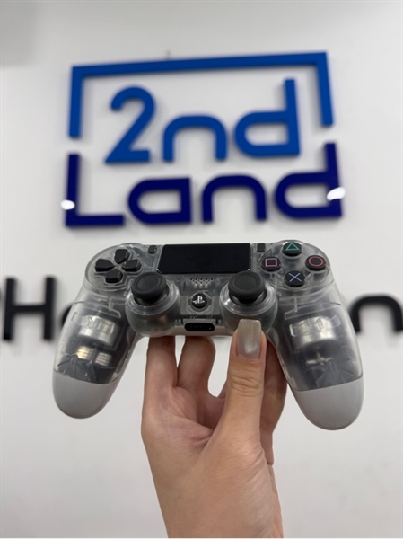 Tay cầm PS4 Slim - Màu trắng - Ngoại hình 98% - Body