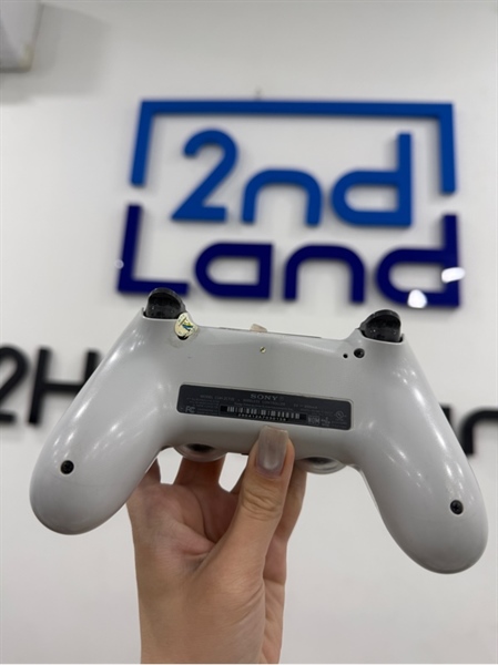 Tay cầm PS4 Slim - Màu trắng - Ngoại hình 98% - Body 2