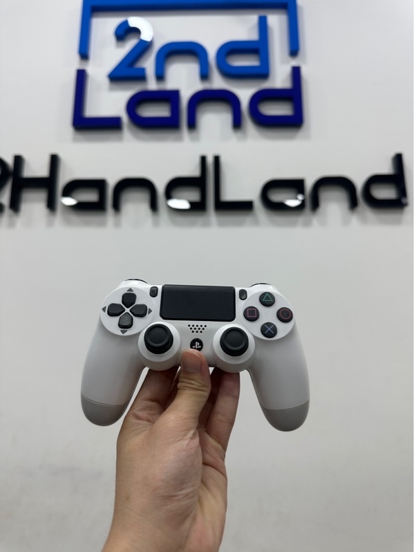 Tay cầm PS4 Slim Pro - Màu trắng - Ngoại hình 97% - Kèm dây USB micro