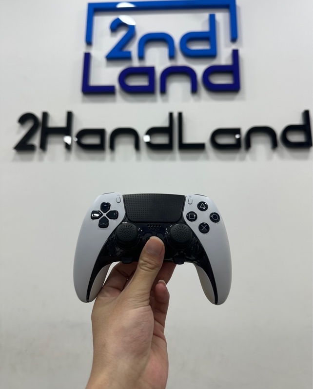 Tay cầm PS5 Dualsense Edge - Màu trắng - Ngoại hình 97% - Hơi ố theo thời gian sử dụng - Kèm hộp đựng