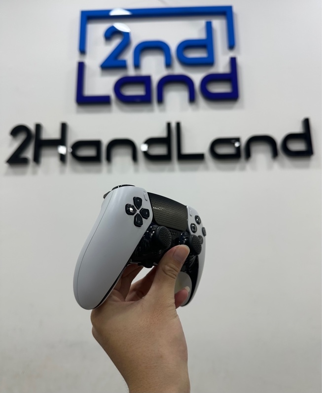 Tay cầm PS5 Dualsense Edge - Màu trắng - Ngoại hình 97% - Hơi ố theo thời gian sử dụng - Kèm hộp đựng