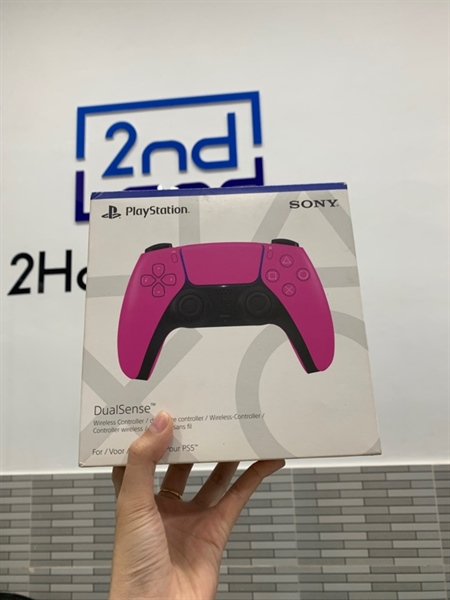 Tay cầm PS5 - Màu hồng - Ngoại hình: 98% - Box 3