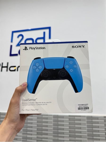 Tay cầm PS5 - Màu xanh dương - Ngoại hình 98% - Trôi cần nhẹ 2 bên - Fullbox