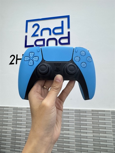 Tay cầm PS5 - Màu xanh dương - Ngoại hình 98% - Trôi cần nhẹ 2 bên - Fullbox 1