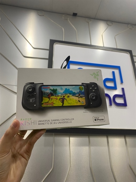 Tay cầm Razer Kishi V1 For iPhone - Màu đen - Ngoại hình: 98% - FullBox kèm chốt gài điện thoại
